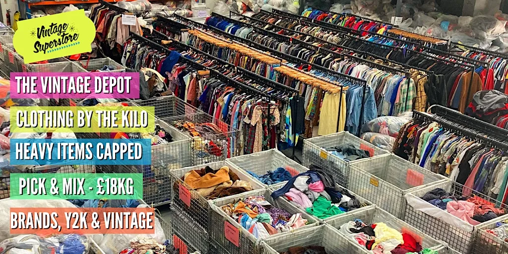 Sheffield Vintage Kilo Sale - £18 per kilo @ the Vintage Depot at Our Vintage Depot