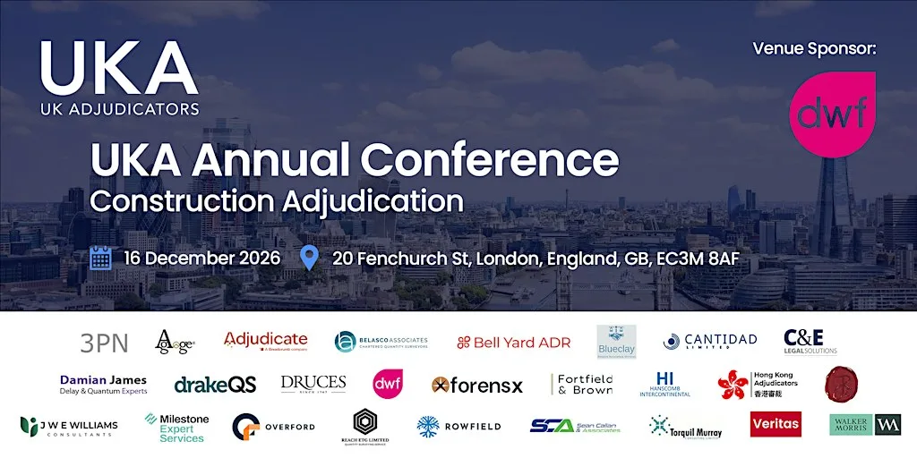 UKA Annual Adjudication Conference 2026