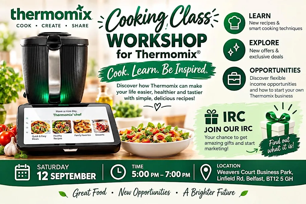 Cooking workshop at Weavers Court Business Park