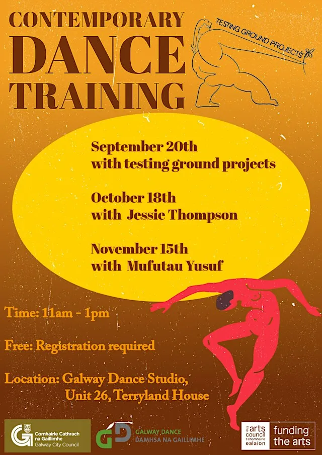 Contemporary Dance Training- Autumn edition at Galway Dance