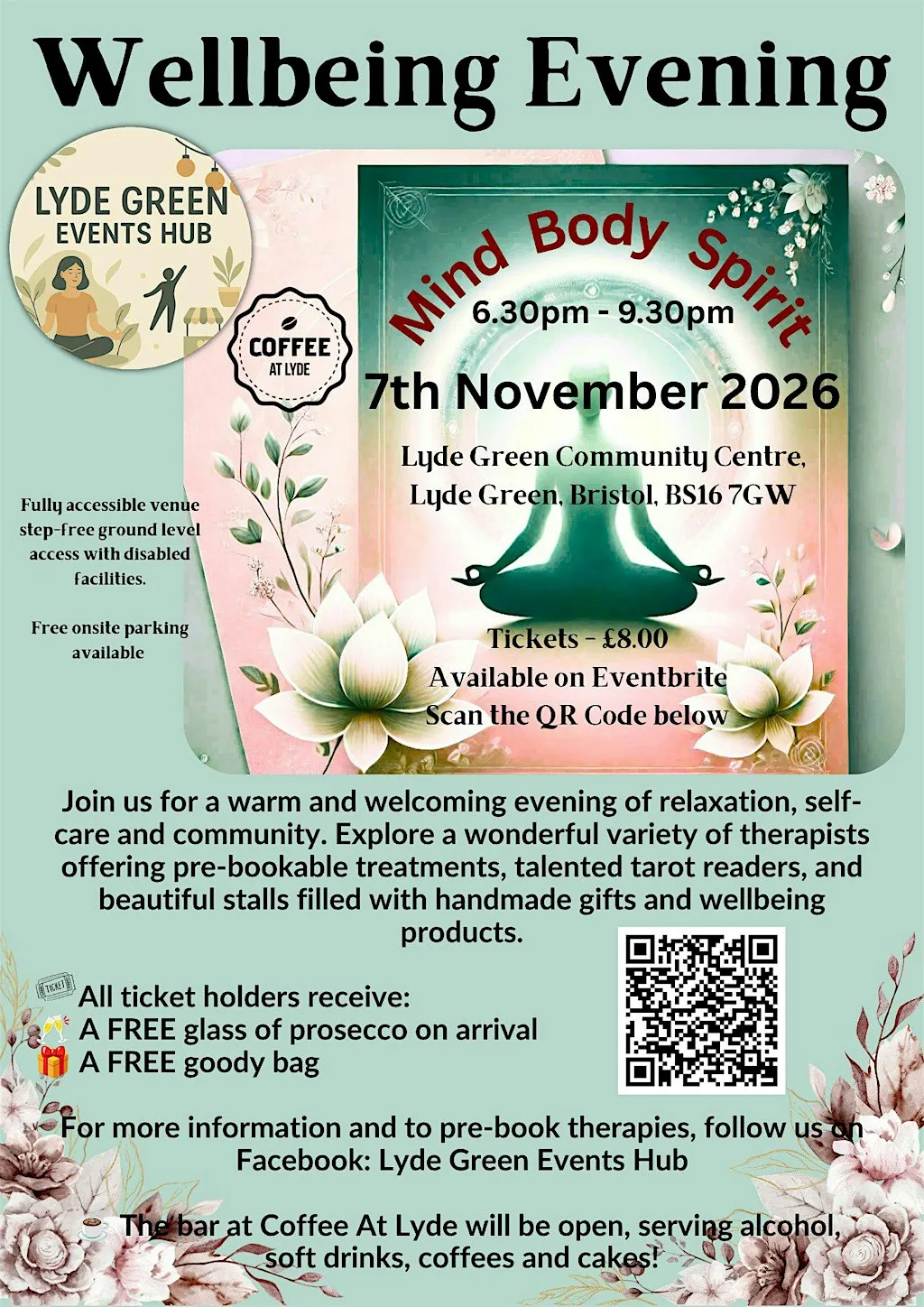 Wellbeing Evening- at Lyde Green Community Centre