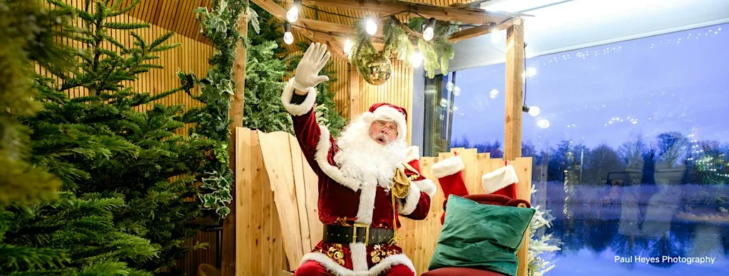 Father Christmas Grotto by the Lake at Brockholes Nature Reserve
