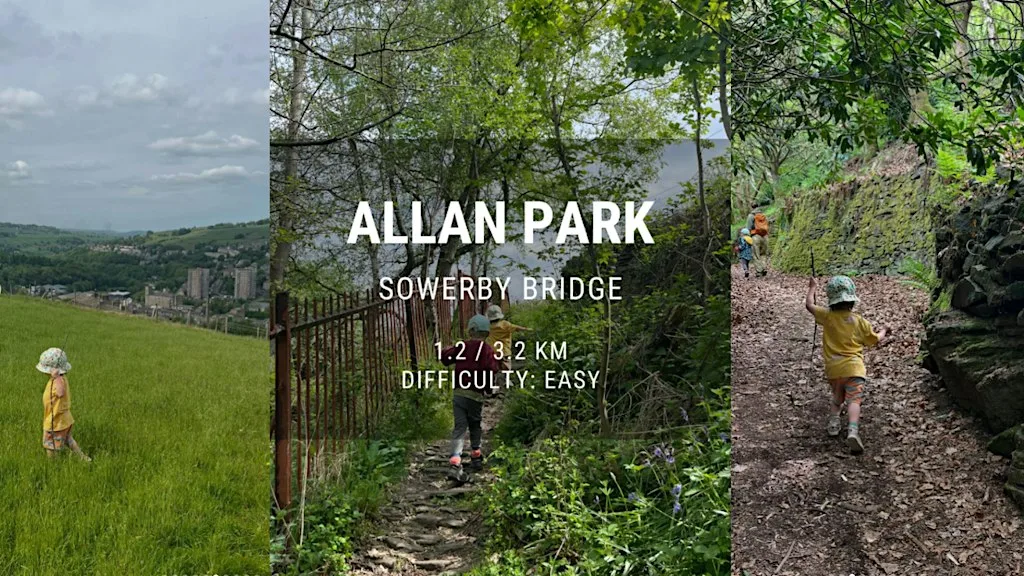 Free Family-friendly Walk to Allan Park, Sowerby Bridge