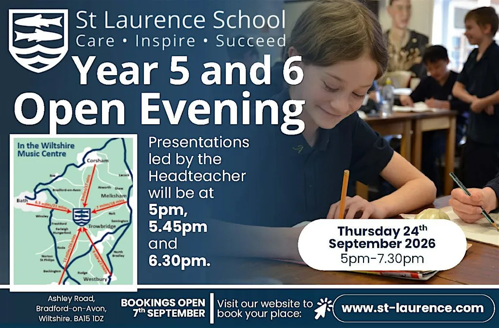 Year 5 & Year 6 Open Evening at St Laurence School