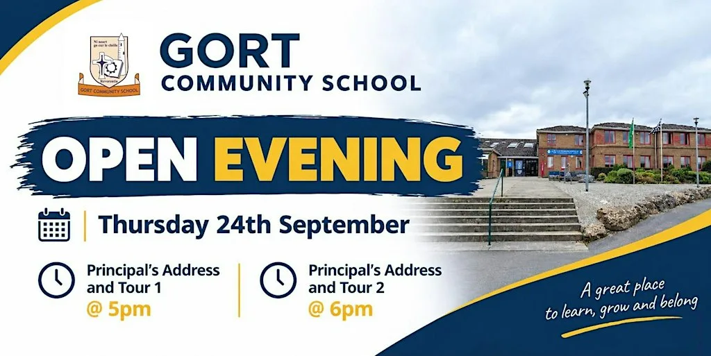 GCS OPEN EVENING at Gort Community School