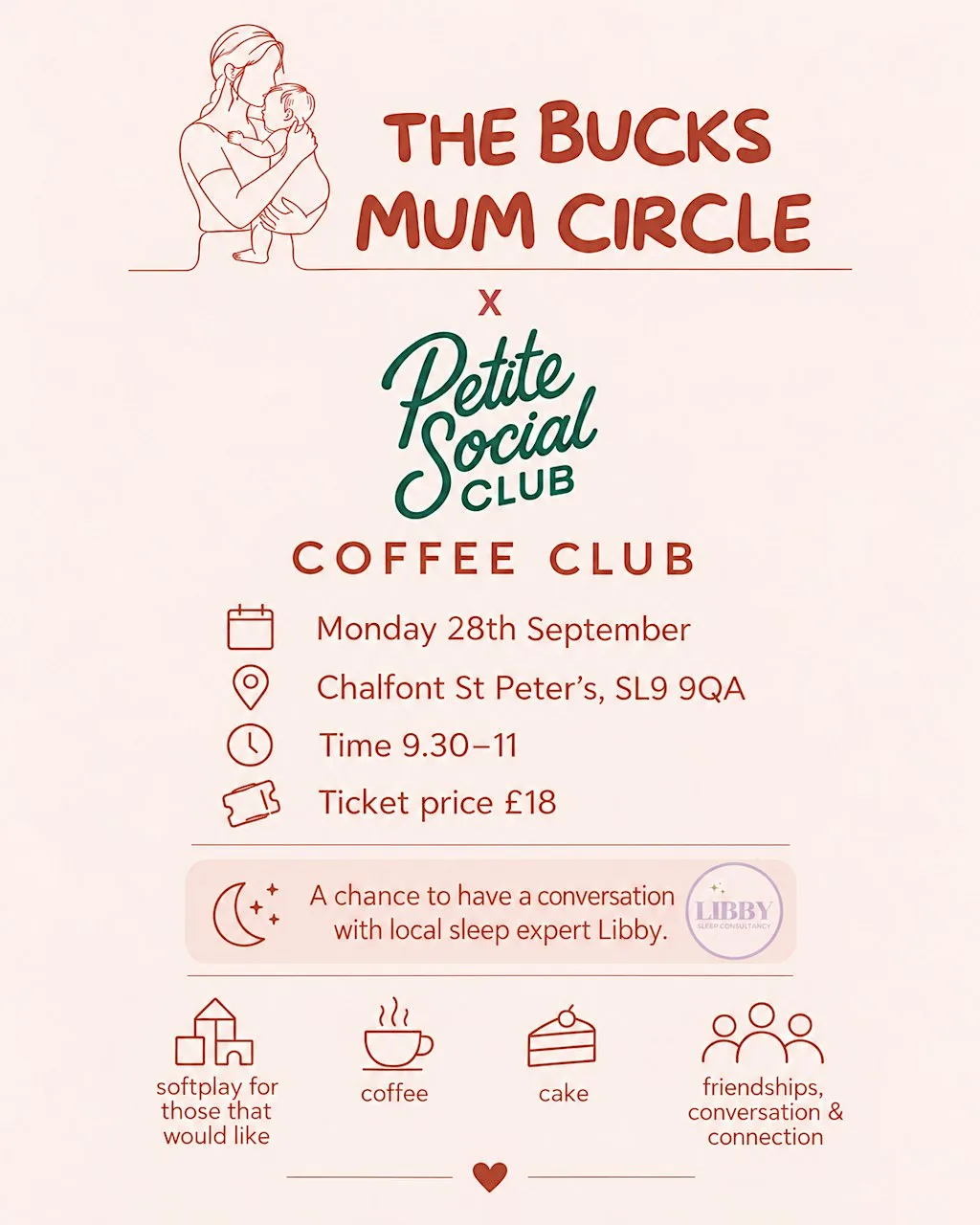 The Bucks Mum Circle X Petite Social Club Coffee Club