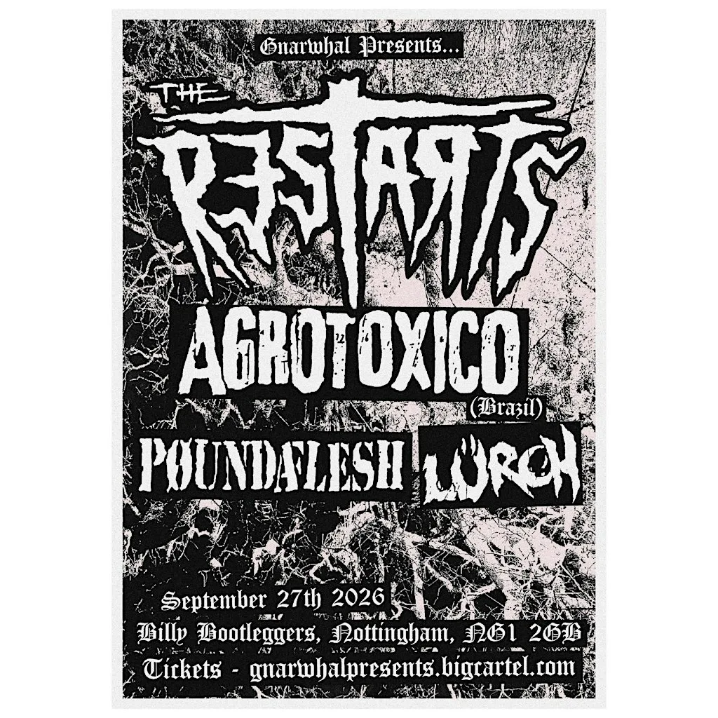 THE RESTARTS, AGROTÓXICO + POUNDAFLESH - LIVE AT BILLY'S