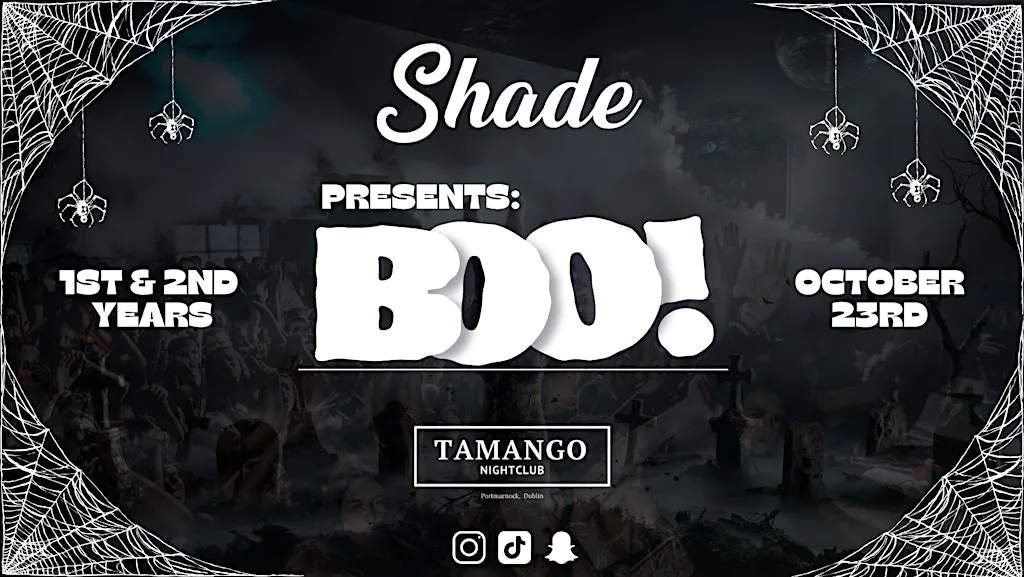 Shade Presents: BOO! at Tamango Nightclub