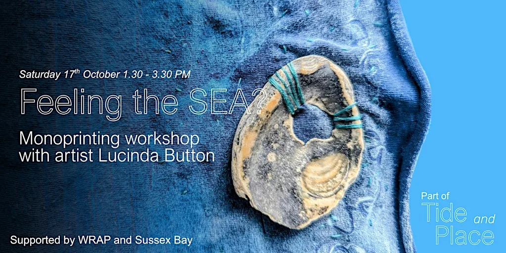 Feeling the SEA? Monoprinting Workshop with Textile Artist Lucinda Button at 83 Queens Rd