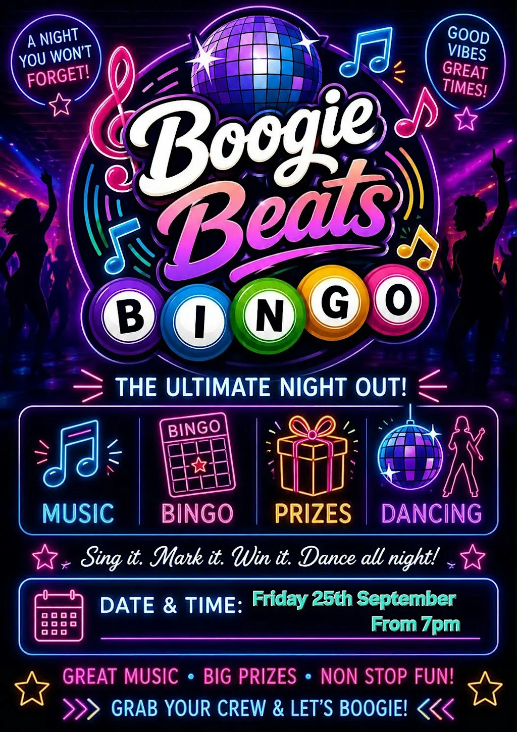 Boogie Beats Bingo at Lane Head Hotel