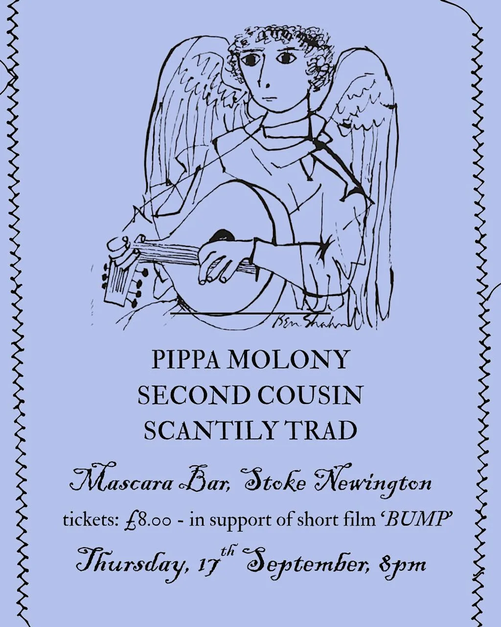 ⭐︎ Folk Fundraiser @ Mascara Bar, Stoke Newington ⭐︎