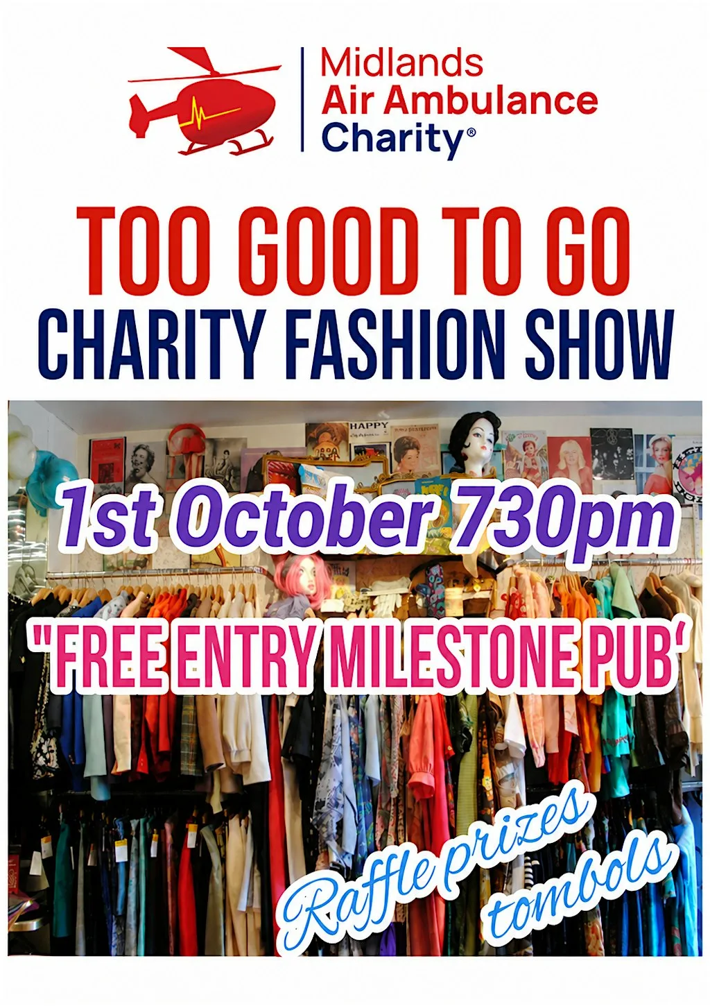 Charity Fashion Show for West Midlands Air Ambulance