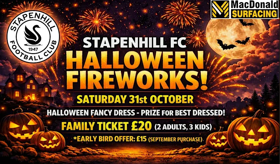 Stapenhill FC Halloween Fireworks Night at Stapenhill FC