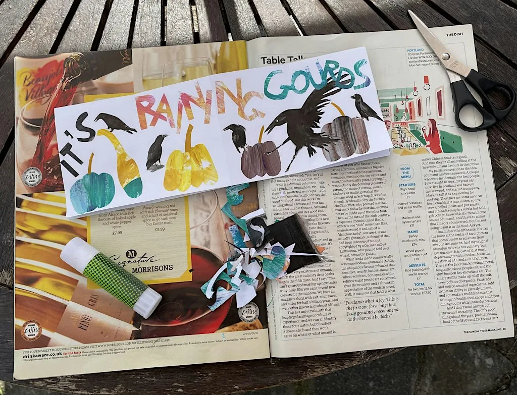 Halloween zine workshop at Art Nest Studio