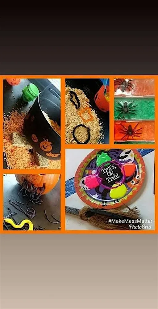 Halloween is coming.... Messy play and slime at Pennypit Centre