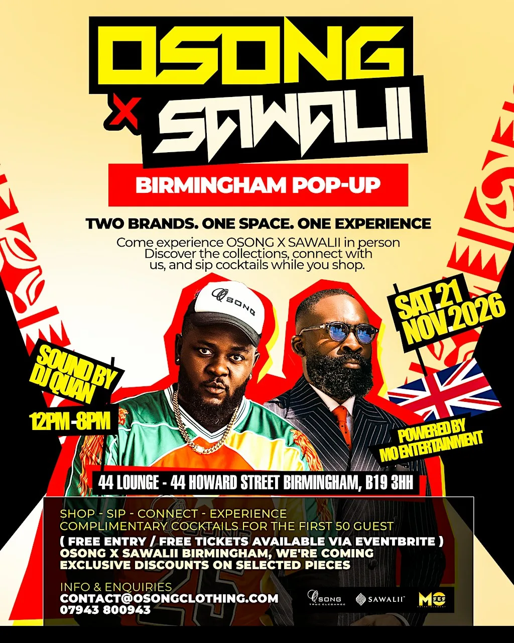 OSONG × SAWALII: Birmingham Fashion Pop-Up Experience
