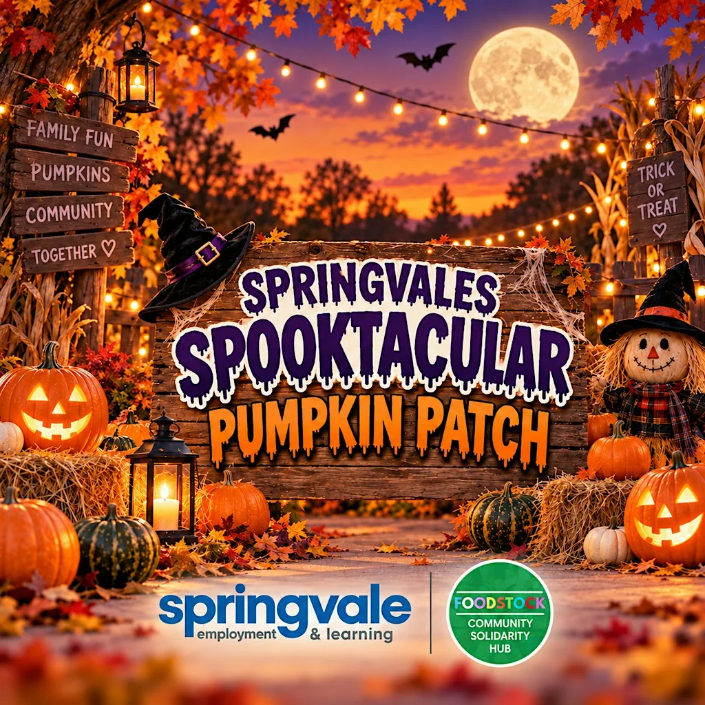 Springvale’s Spooktacular Pumpkin Patch at 200 Springfield Rd