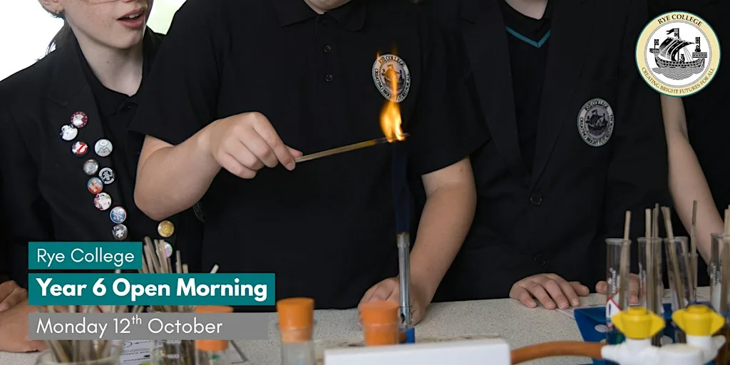 Rye College Open Morning - Monday 12th October