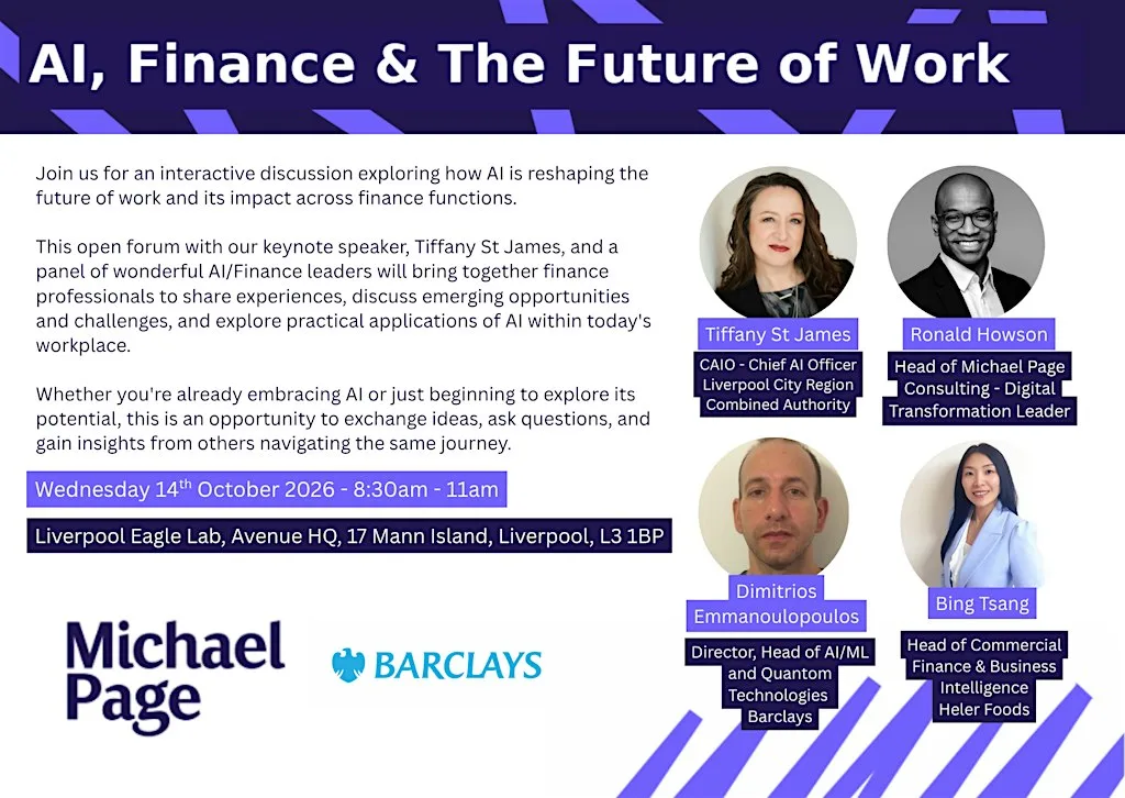 AI, Finance & The Future of Work at Barclays Eagle Lab Liverpool