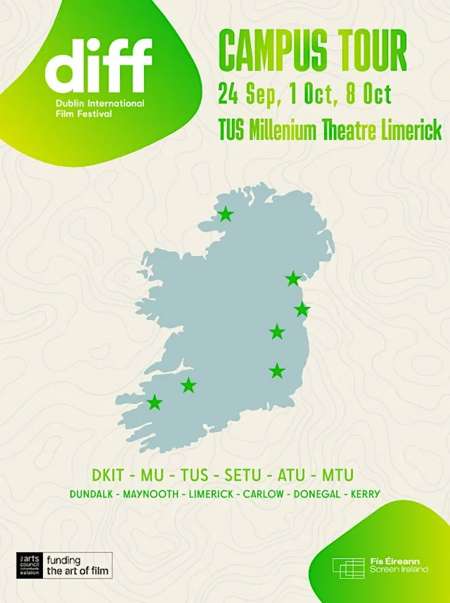 DIFF Irish Campus Cinema Tour presented by LSAD TUS at TUS Millenium Theatre
