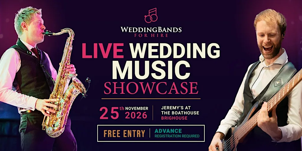Wedding Music Showcase: Live Bands, DJ & Sax