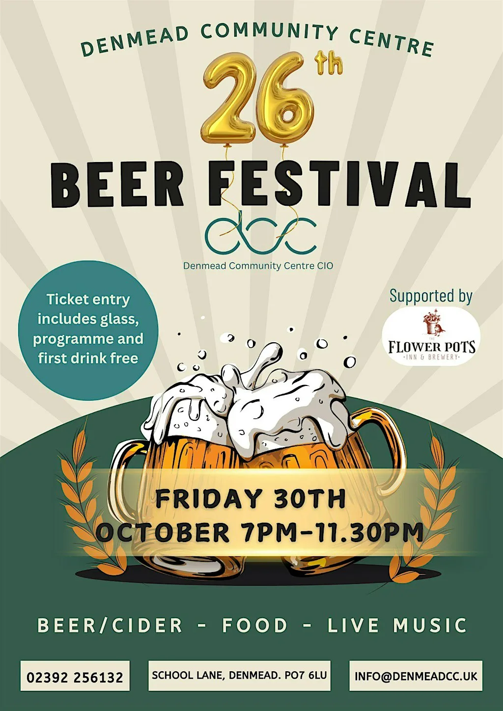 Denmead 26th Beer Festival