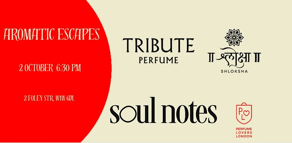 Aromatic Escapes Perfume Event at Fitzrovia Community Centre