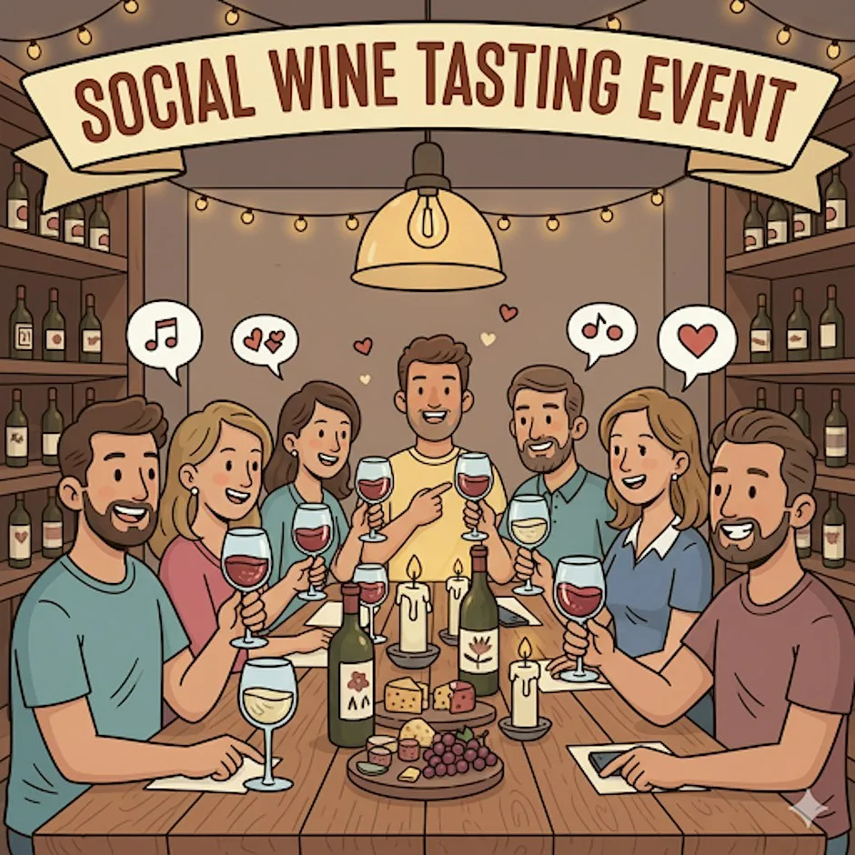Social Blind Wine Tasting - Bargain Deals in December at Wright & Bailey London