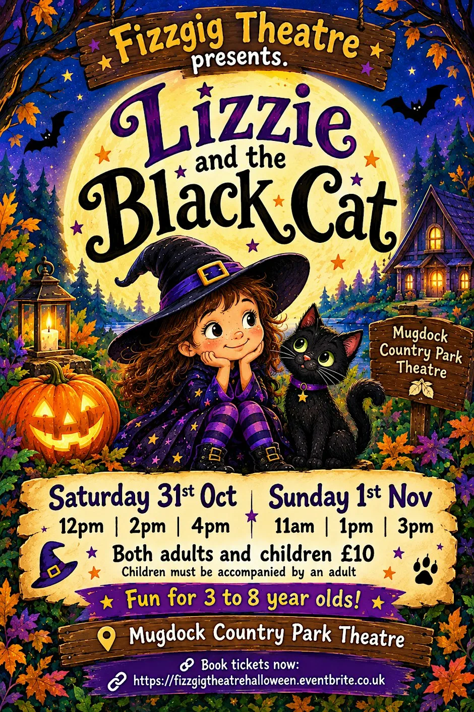 Junior Halloween with Fizzgig Theatre ''Lizzie and the Black Cat''