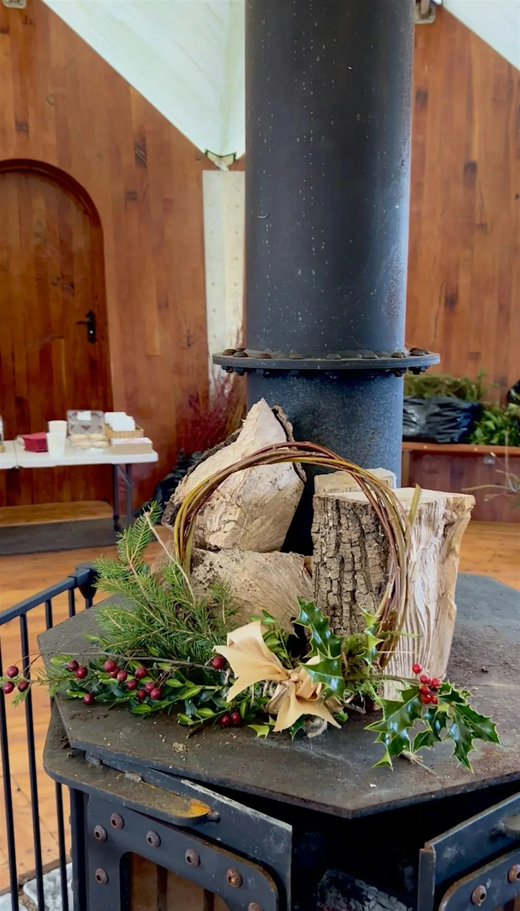 Oxton Wreath Making Workshop at Tithe Green Natural Burial