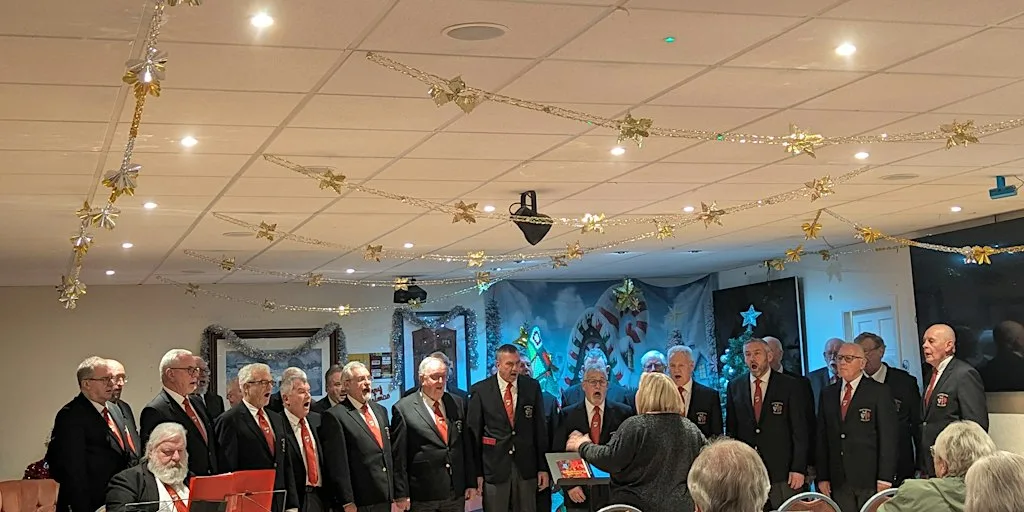 Mynyddislwyn Male Voice Choir at Blackwood Cricket Club