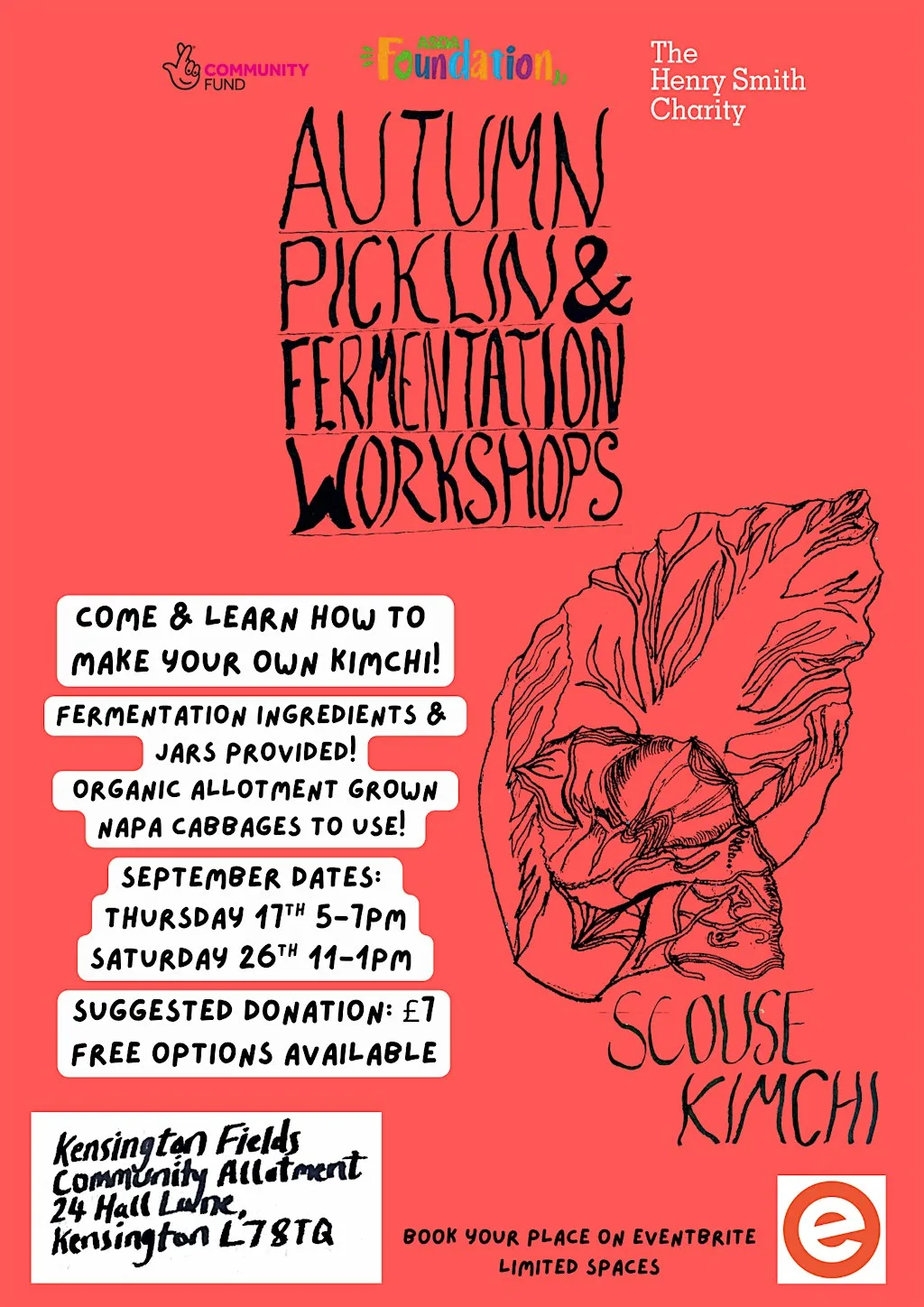Scouse Kimchi Making Workshop at Kensington Fields Community Allotment II