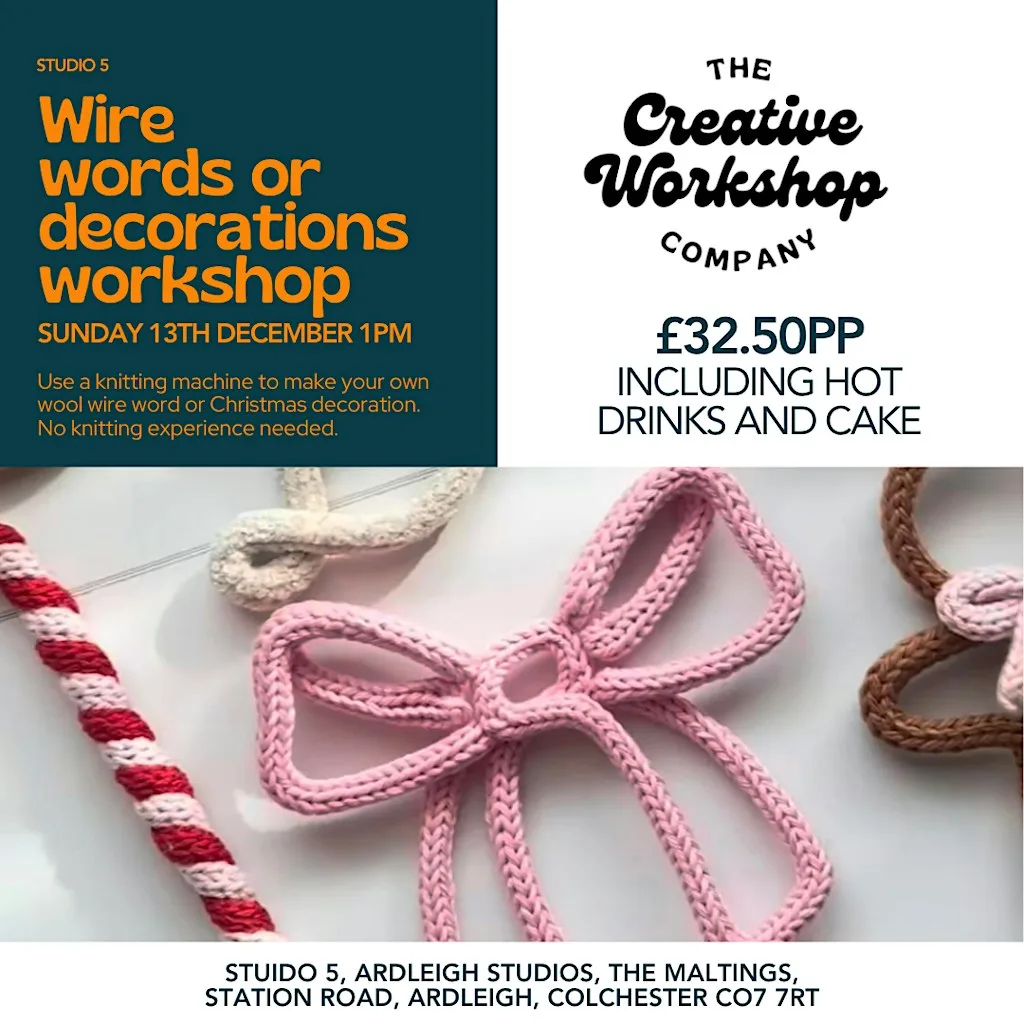 Wire Words or Decorations Workshop at Studio 5
