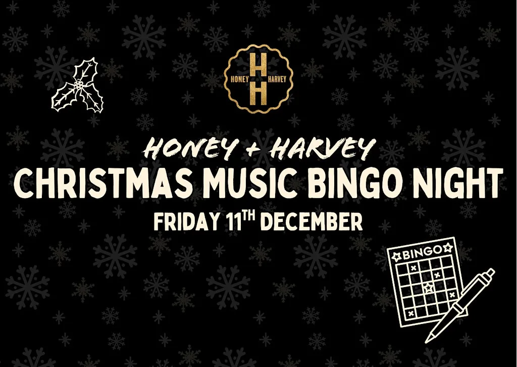 Honey + Harvey Christmas Music Bingo Night at Honey + Harvey - Ipswich