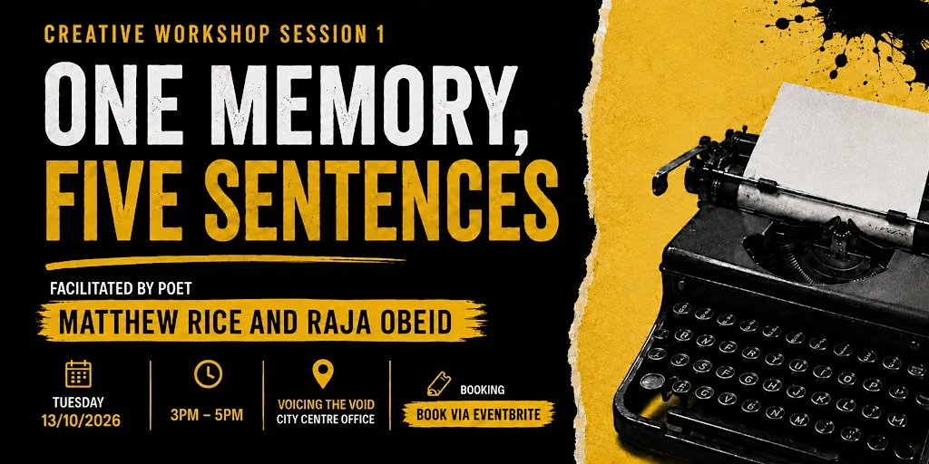 Small Acts 2026 – One Memory, Five Sentences at Olive Tree House
