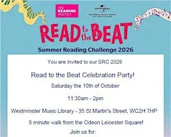 Read to the Beat! Summer Reading Challenge party