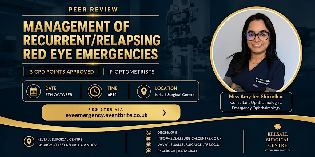 Management if recurrent/relapsing red eye emergencies