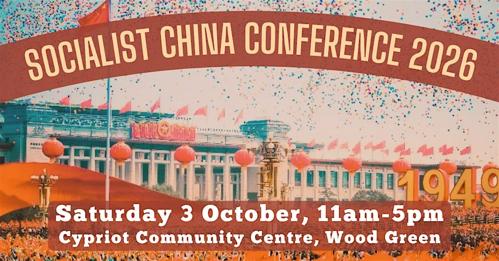 Socialist China Conference 2026 at Cypriot Community Centre