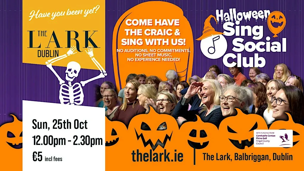 SING SOCIAL CLUB - 25 Oct - HALLOWEEN SPECIAL at The Lark Concert Hall