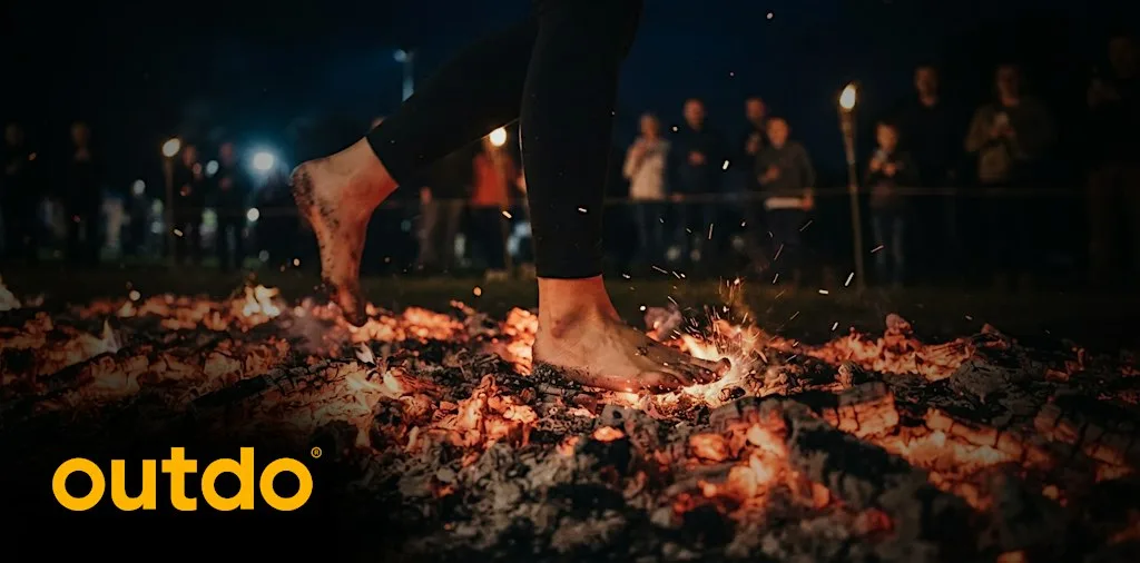 Fire Walk Fundraiser for Overgate Hospice