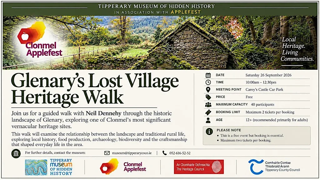 Glenary's Lost Village Heritage Walk at Carey's Castle carpark