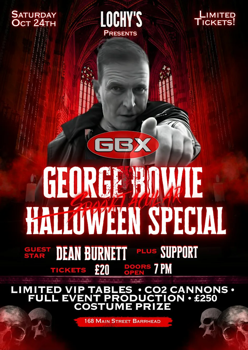 George Bowie's GBX Halloween Spooktacular at Lochys at Lochy’s