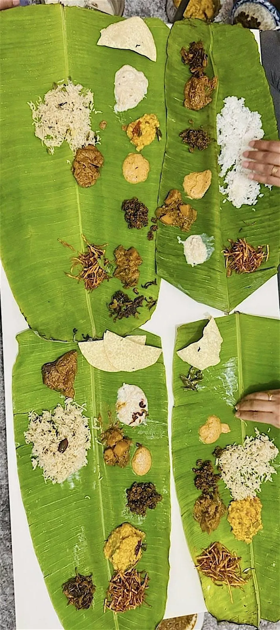 Ganesh Chaturthi special South Indian thalli at Natural Wellness Centre