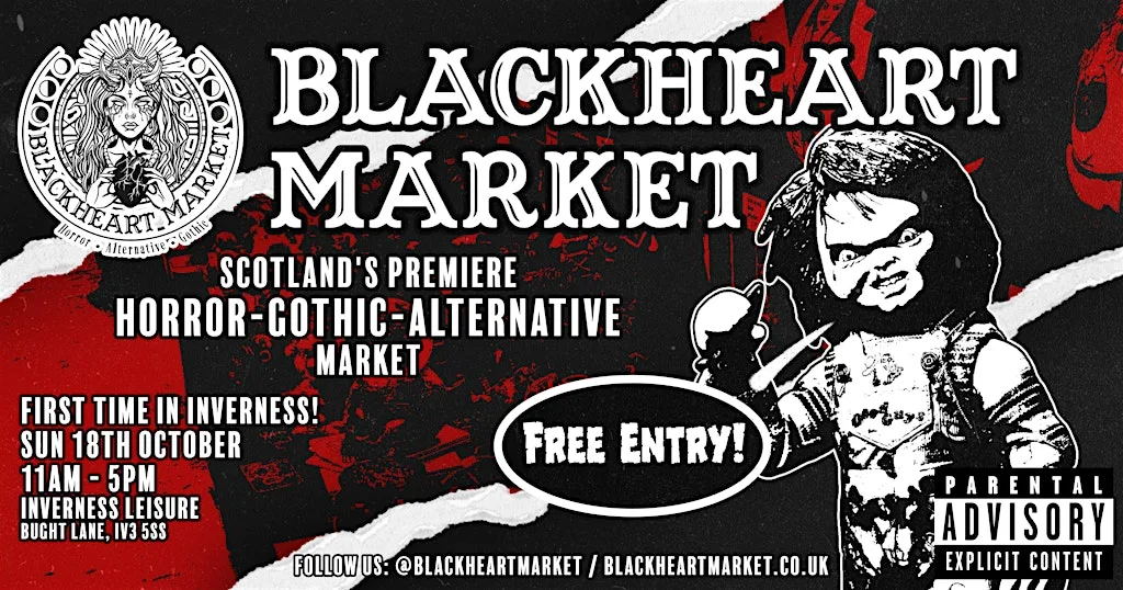 Blackheart Market Inverness | Goth Market & Horror Show at Inverness Leisure