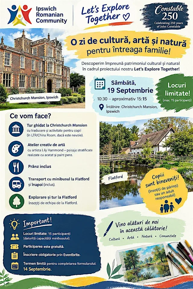 LET'S EXPLORE TOGETHER | O noua aventura culturala pentru familii!
