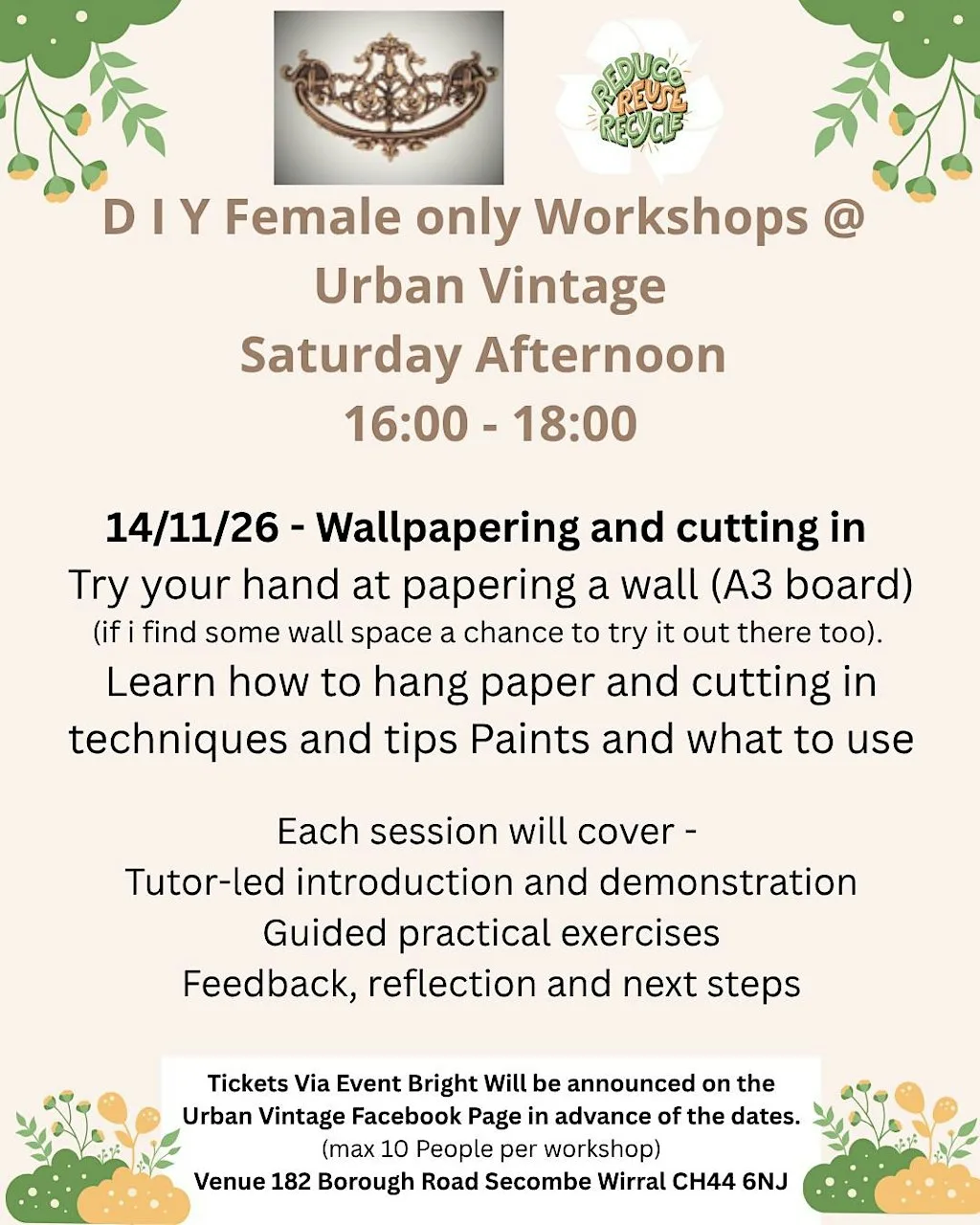 Wallpapering and Cutting in - 14.11.26 - Female Only