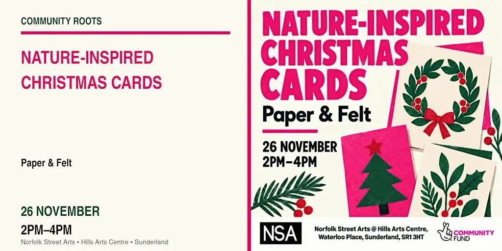 Nature-Inspired Christmas Card Making