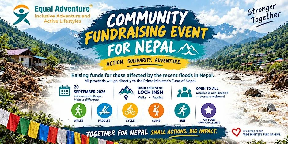 Community Fundraising Event for Nepal at Loch Insh Outdoor Centre