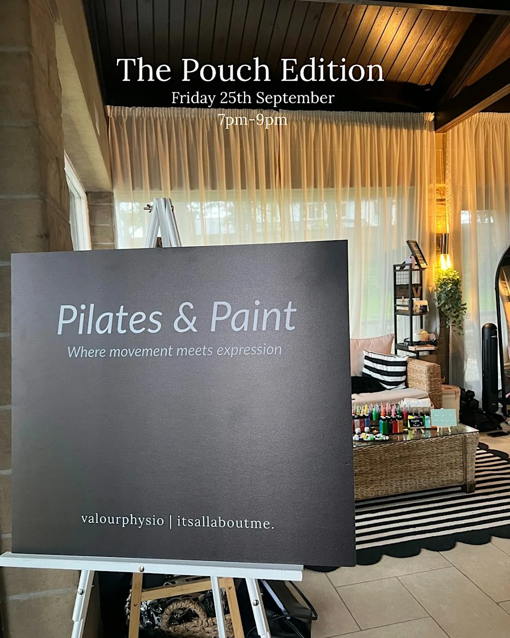 Pilates & Paint: The Pouch Edition at Valour Studio