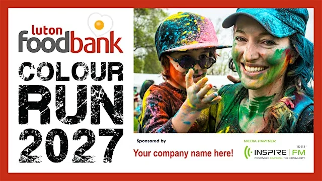Luton Foodbank 2027 5k Charity Colour Run at Wardown Park (meet near the bandstand)